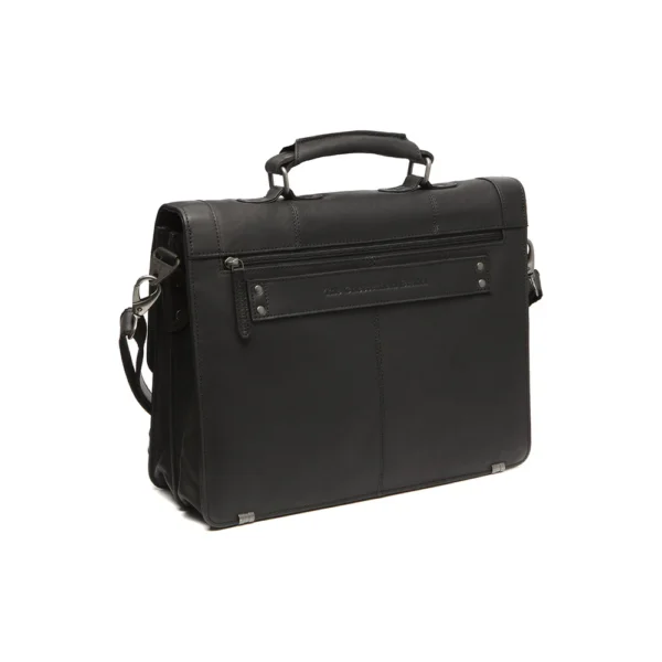 The Chesterfield Brand Valigetta In Pelle Nero Stuttgart - immagine 6