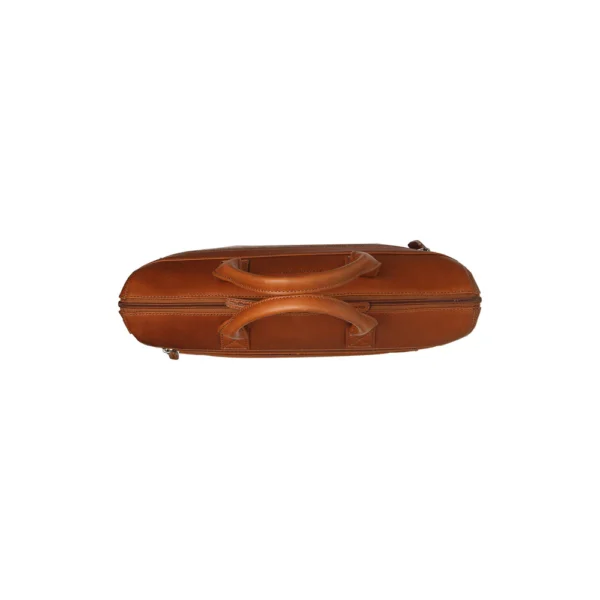 The Chesterfield Brand Borsa Porta PC In Pelle Cognac Levanto - immagine 7