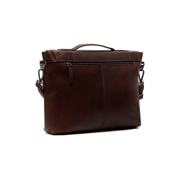 The Chesterfield Brand Borsa Porta PC In Pelle Marrone Vento