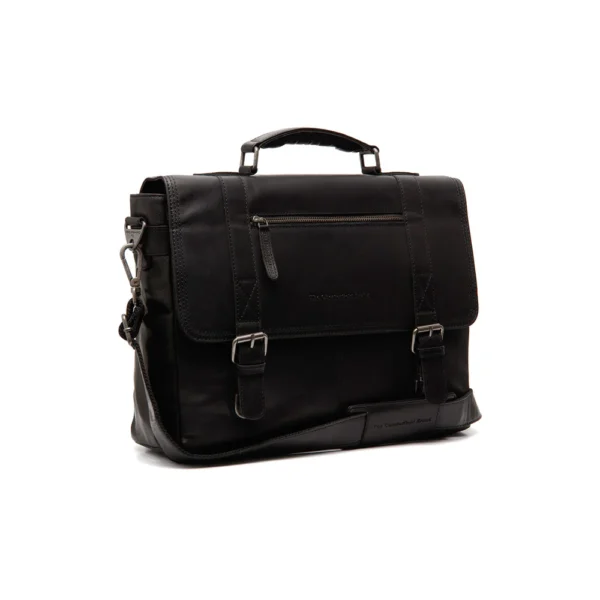 The Chesterfield Brand Borsa Porta PC In Pelle Nero Imperia