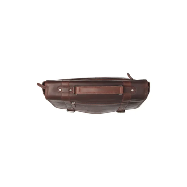 The Chesterfield Brand Borsa Porta PC In Pelle Marrone Imperia - immagine 4