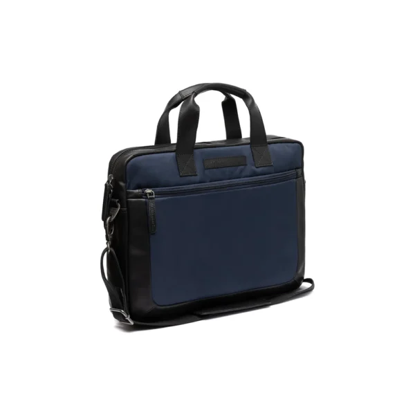 The Chesterfield Brand Borsa Porta PC In Pelle Blu Navy Narvik - immagine 2