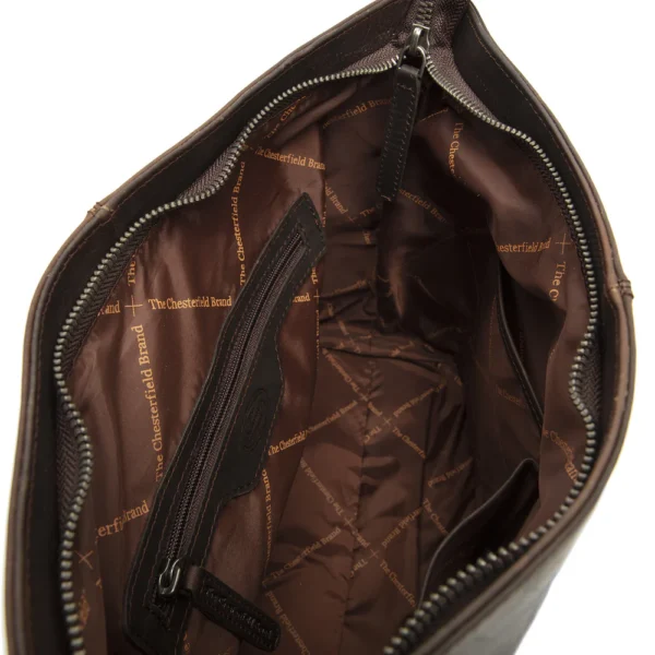 The Chesterfield Brand Borsa A Tracolla In Pelle Marrone Amelia - immagine 5