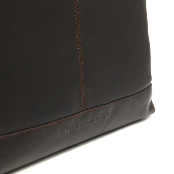 The Chesterfield Brand Borsa A Tracolla In Pelle Marrone Amelia - immagine 6