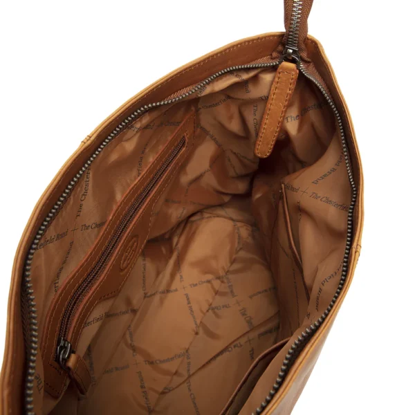 The Chesterfield Brand Borsa A Tracolla In Pelle Cognac Amelia - immagine 4