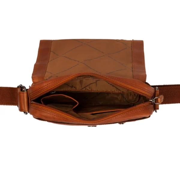 The Chesterfield Brand Borsa A Tracolla In Pelle Cognac Remy - immagine 2