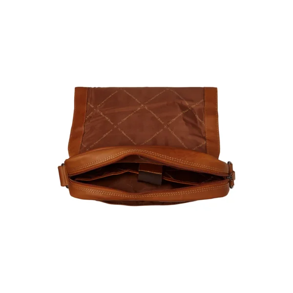 The Chesterfield Brand Borsa A Tracolla In Pelle Cognac Raphael - immagine 2