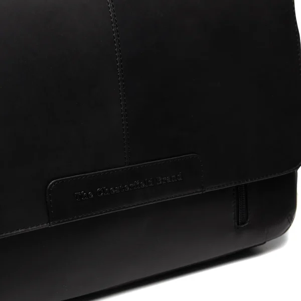 The Chesterfield Brand Borsa Porta PC In Pelle Nero Richard - immagine 5