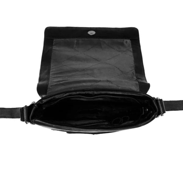 The Chesterfield Brand Borsa A Tracolla In Pelle Nero Bodin - immagine 5