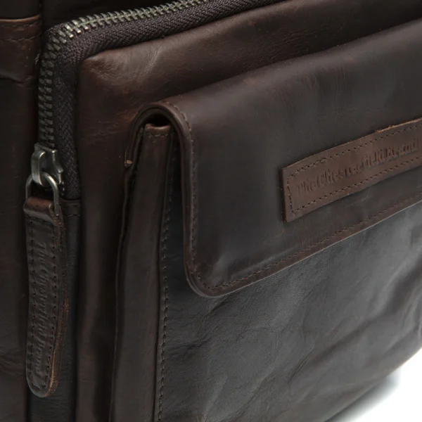 The Chesterfield Brand Borsa A Tracolla In Pelle Marrone Bath - immagine 3