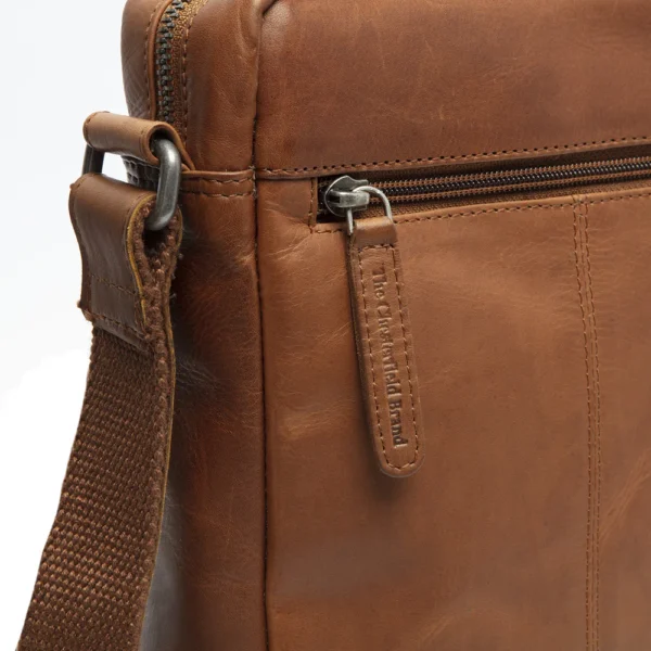 The Chesterfield Brand Borsa A Tracolla In Pelle Cognac Bath - immagine 2
