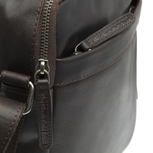 The Chesterfield Brand Borsa A Tracolla In Pelle Marrone Alva - immagine 3
