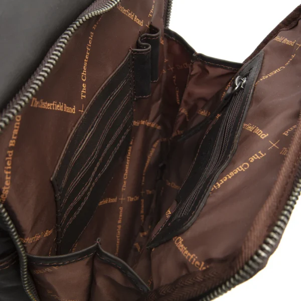 The Chesterfield Brand Borsa A Tracolla In Pelle Marrone Alva - immagine 4