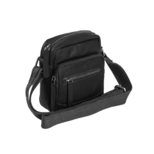 The Chesterfield Brand Borsa A Tracolla In Pelle Nero Bremen