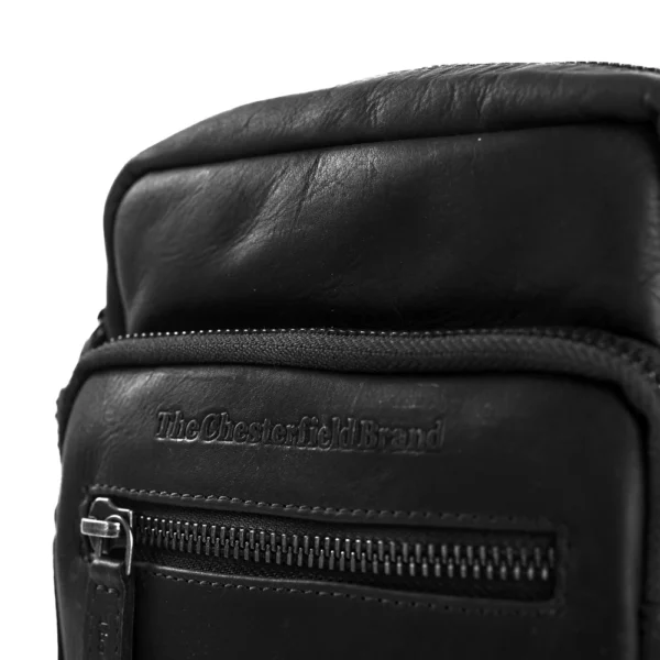 The Chesterfield Brand Borsa A Tracolla In Pelle Nero Bremen - immagine 4