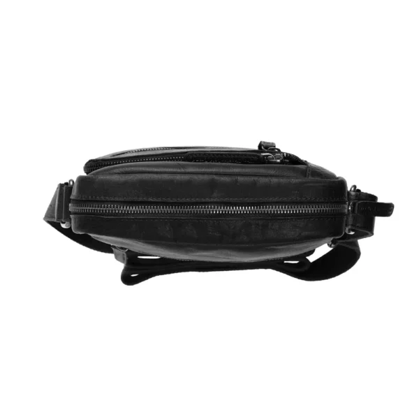 The Chesterfield Brand Borsa A Tracolla In Pelle Nero Dessau - immagine 3