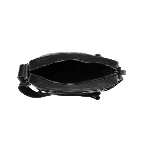 The Chesterfield Brand Borsa A Tracolla In Pelle Nero Dessau - immagine 2