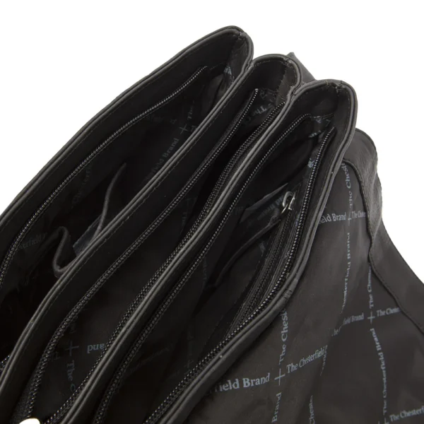 The Chesterfield Brand Borsa A Tracolla In Pelle Nero Millie - immagine 4
