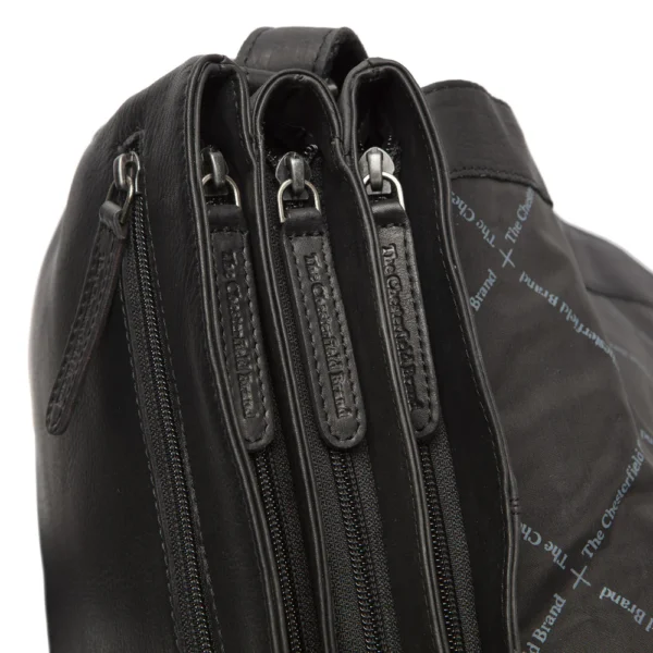 The Chesterfield Brand Borsa A Tracolla In Pelle Nero Millie - immagine 3