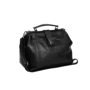 The Chesterfield Brand Borsa Dottore In Pelle Nero Shaun