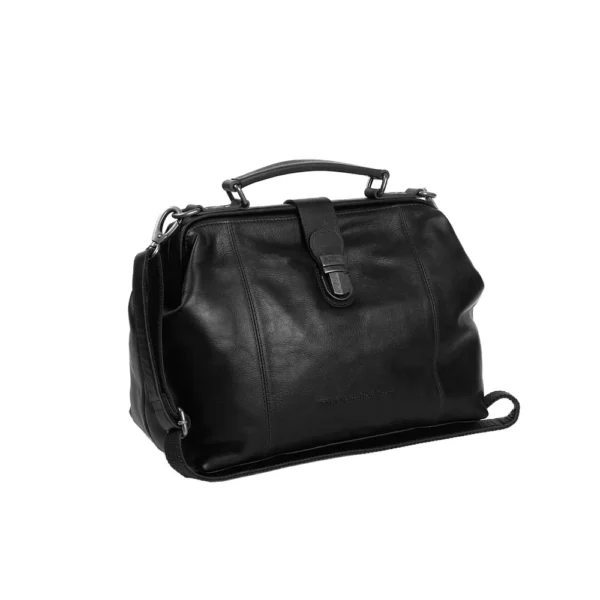 The Chesterfield Brand Borsa Dottore In Pelle Nero Shaun