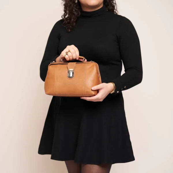 The Chesterfield Brand Borsa A Tracolla In Pelle Cognac Rachael - immagine 6