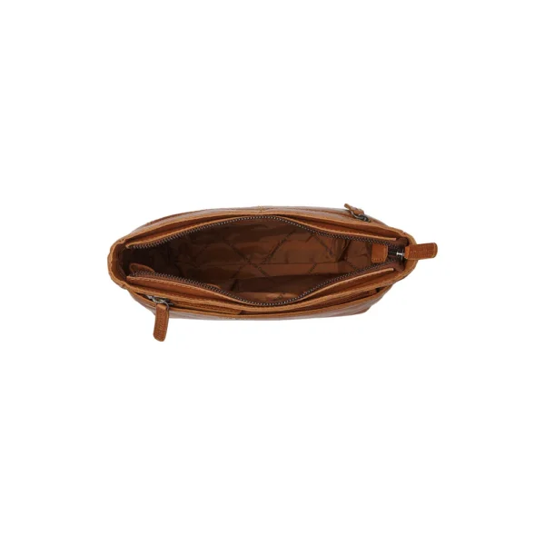 The Chesterfield Brand Borsa A Tracolla In Pelle Cognac Mumbai - immagine 3