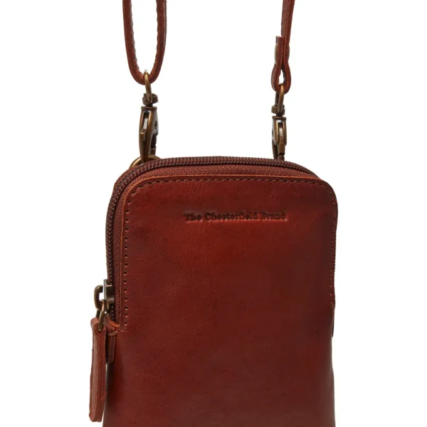 The Chesterfield Brand Custodia Per Telefono In Pelle Cognac Cuba Black Label - immagine 5