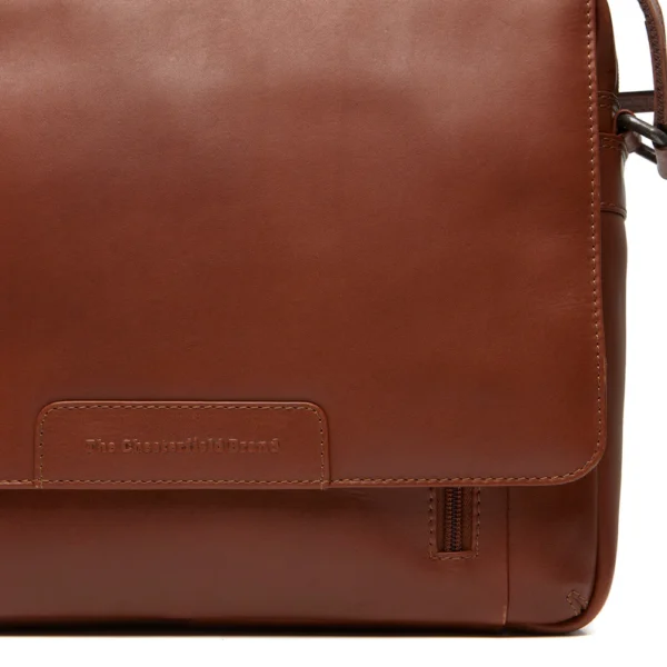 The Chesterfield Brand Borsa A Tracolla In Pelle Cognac Gili - immagine 3
