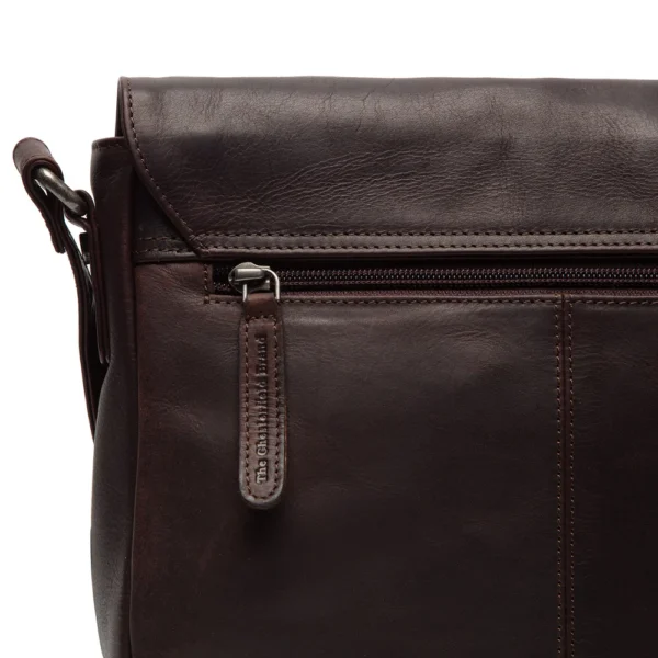 The Chesterfield Brand Borsa A Tracolla In Pelle Marrone Montana - immagine 4