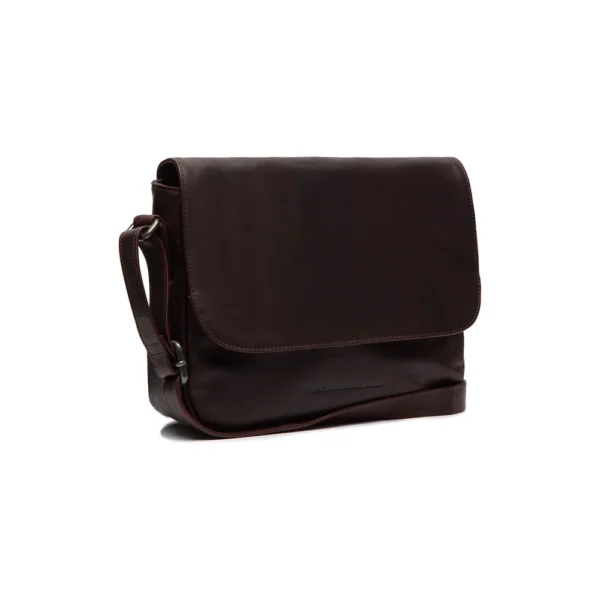 The Chesterfield Brand Borsa A Tracolla In Pelle Marrone Montana - immagine 2