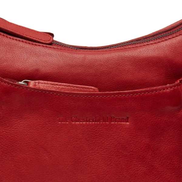 The Chesterfield Brand Borsa A Tracolla In Pelle Rosso Caroline - immagine 5