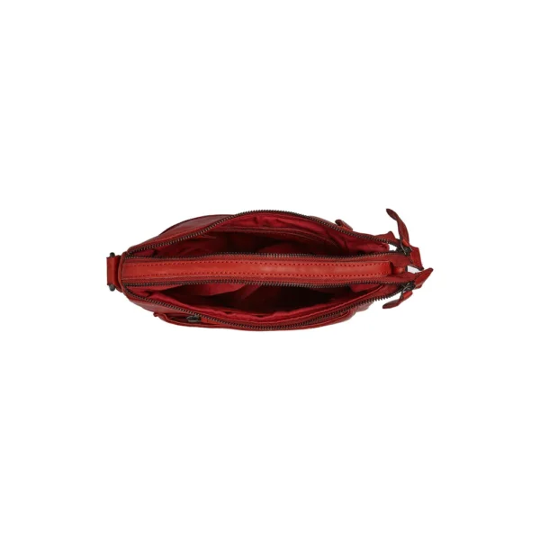 The Chesterfield Brand Borsa A Tracolla In Pelle Rosso Caroline - immagine 3