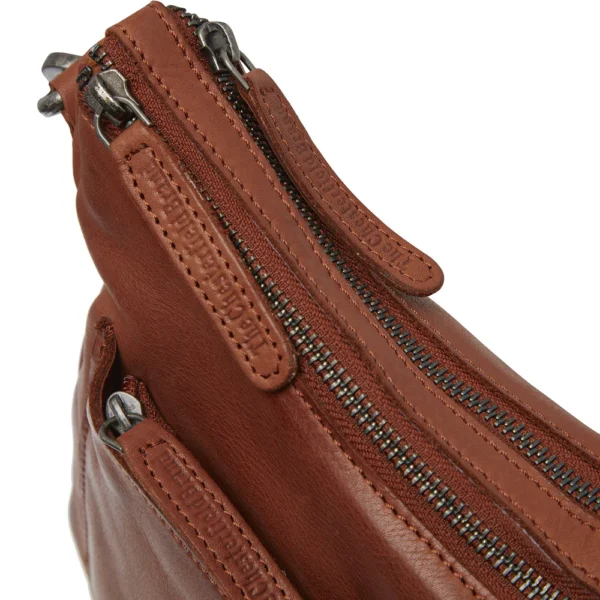 The Chesterfield Brand Borsa A Tracolla In Pelle Cognac Caroline - immagine 3
