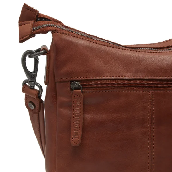 The Chesterfield Brand Borsa A Tracolla In Pelle Cognac Caroline - immagine 4