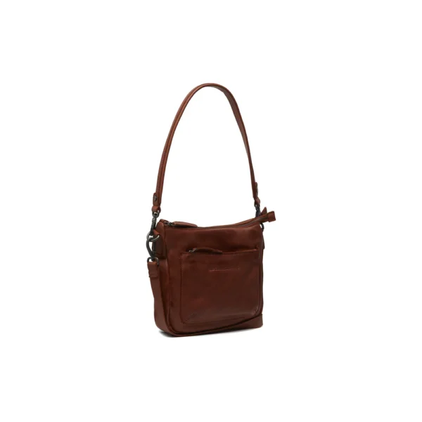 The Chesterfield Brand Borsa A Tracolla In Pelle Cognac Caroline - immagine 2