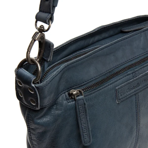 The Chesterfield Brand Borsa A Tracolla In Pelle Blu Navy Lucy - immagine 2