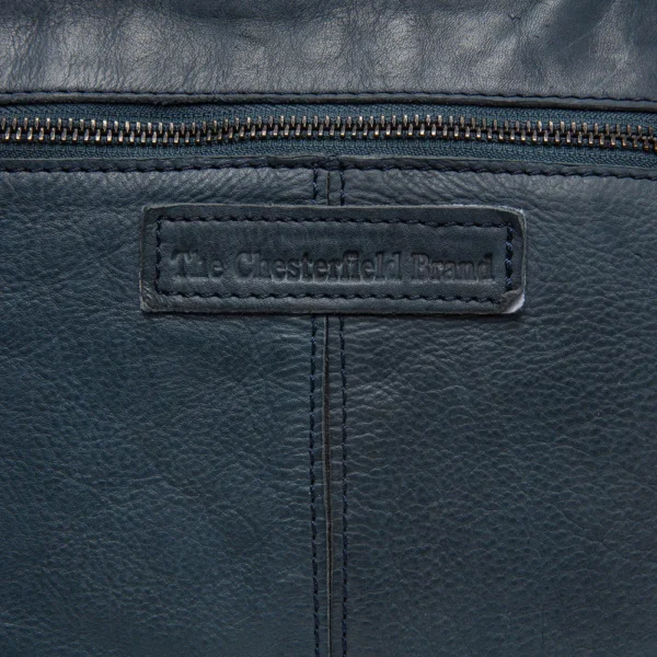 The Chesterfield Brand Borsa A Tracolla In Pelle Blu Navy Lucy - immagine 6