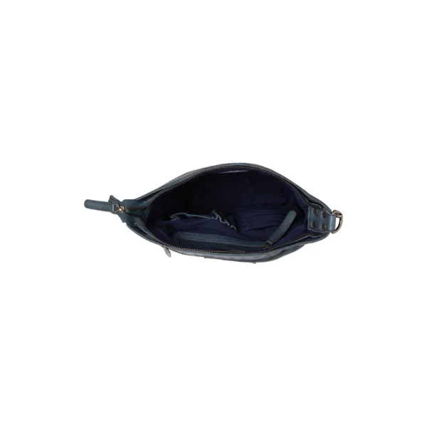 The Chesterfield Brand Borsa A Tracolla In Pelle Blu Navy Lucy - immagine 4