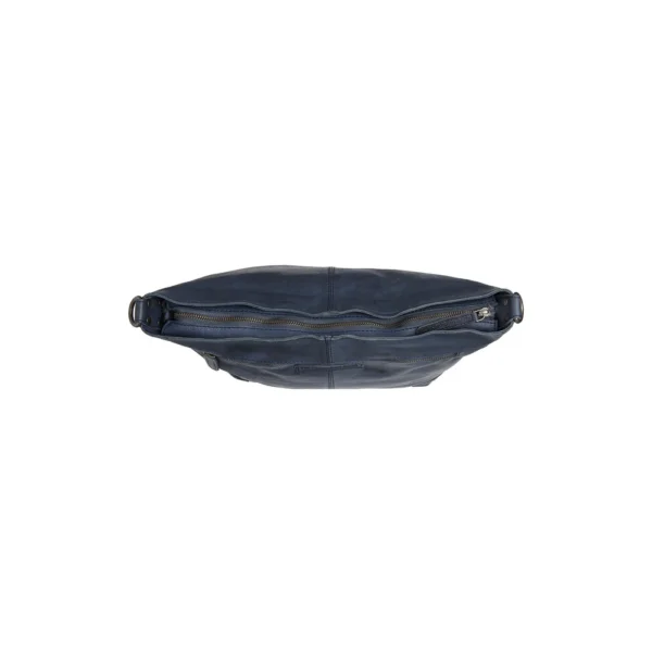 The Chesterfield Brand Borsa A Tracolla In Pelle Blu Navy Bolivia - immagine 4