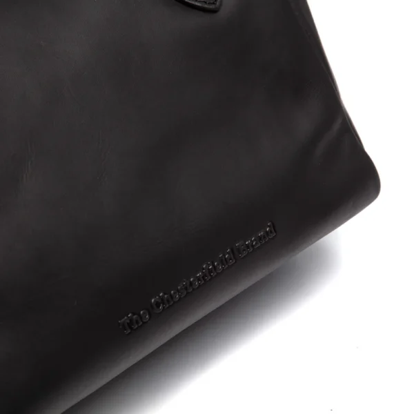 The Chesterfield Brand Borsa A Tracolla In Pelle Nero Chili - immagine 4
