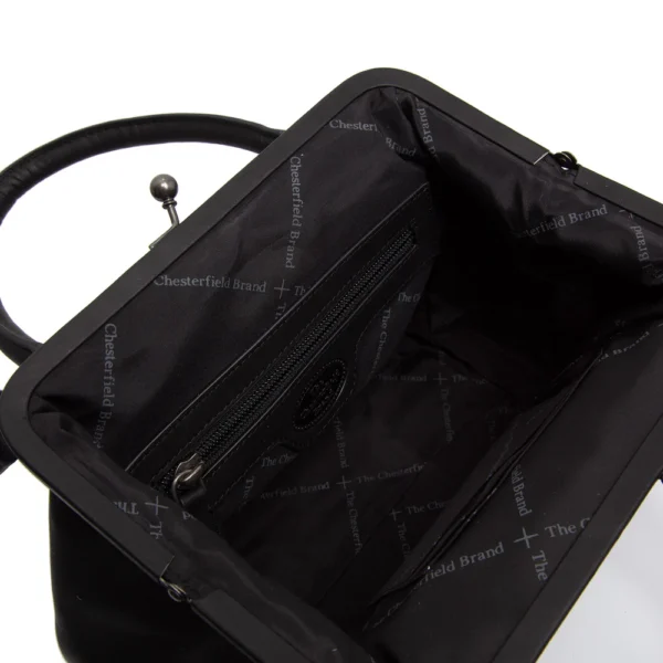 The Chesterfield Brand Borsa A Tracolla In Pelle Nero Chili - immagine 3