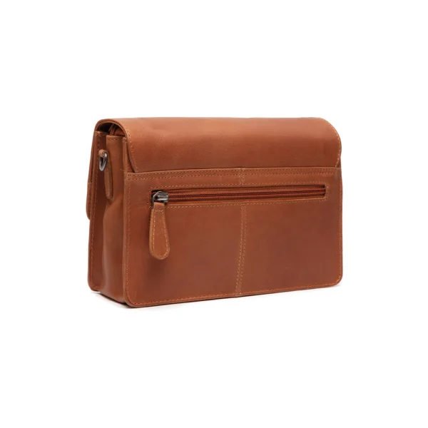 The Chesterfield Brand Borsa A Tracolla In Pelle Cognac Lucca - immagine 3
