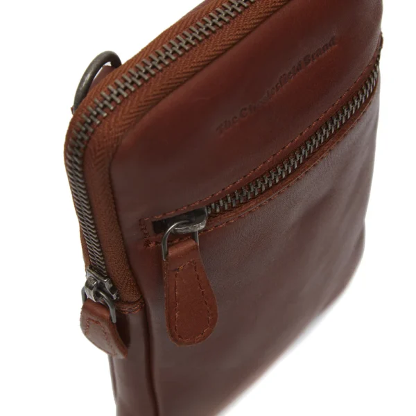 The Chesterfield Brand Custodia Per Telefono In Pelle Cognac Salta - immagine 2