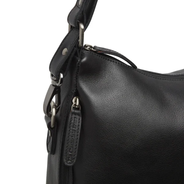 The Chesterfield Brand Borsa A Tracolla In Pelle Nero Toscano - immagine 5