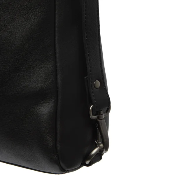 The Chesterfield Brand Borsa A Tracolla In Pelle Nero Toscano - immagine 3