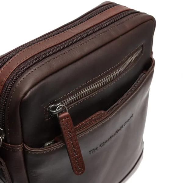 The Chesterfield Brand Borsa A Tracolla In Pelle Marrone Arnhem - immagine 2