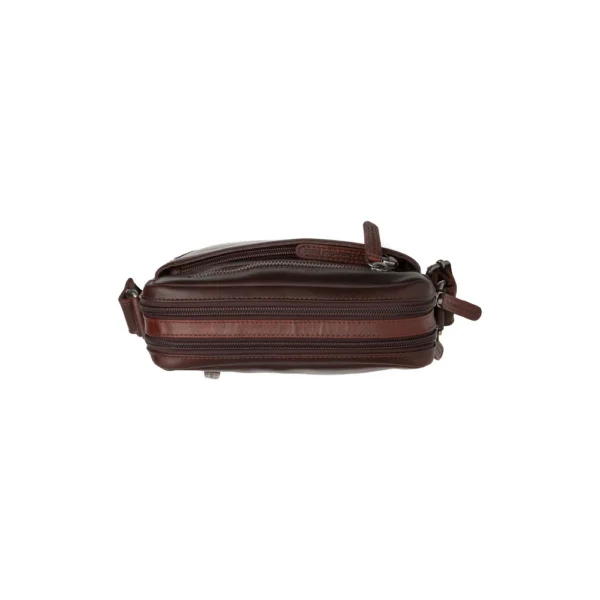The Chesterfield Brand Borsa A Tracolla In Pelle Marrone Arnhem - immagine 5
