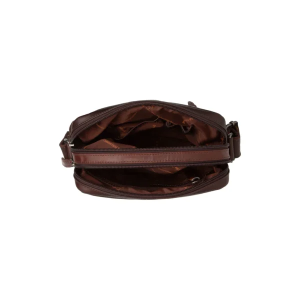 The Chesterfield Brand Borsa A Tracolla In Pelle Marrone Arnhem - immagine 6