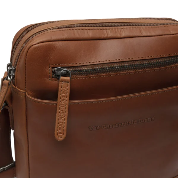 The Chesterfield Brand Borsa A Tracolla In Pelle Cognac Arnhem - immagine 5